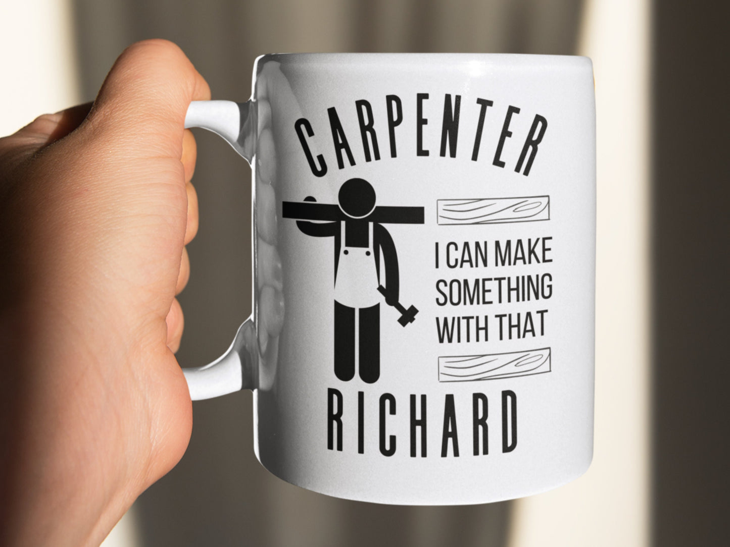 Carpenter coffee mug for him