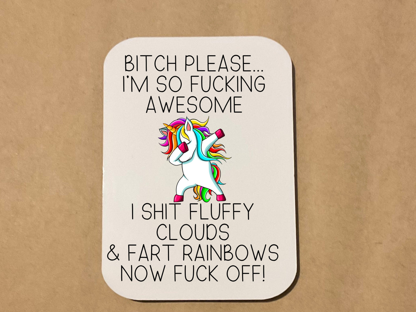 Swear Mug, Bitch Mug, unicorn mug, swear mug in uk, novelty coffee mug, mug for friend, coworker mug, profanity mug