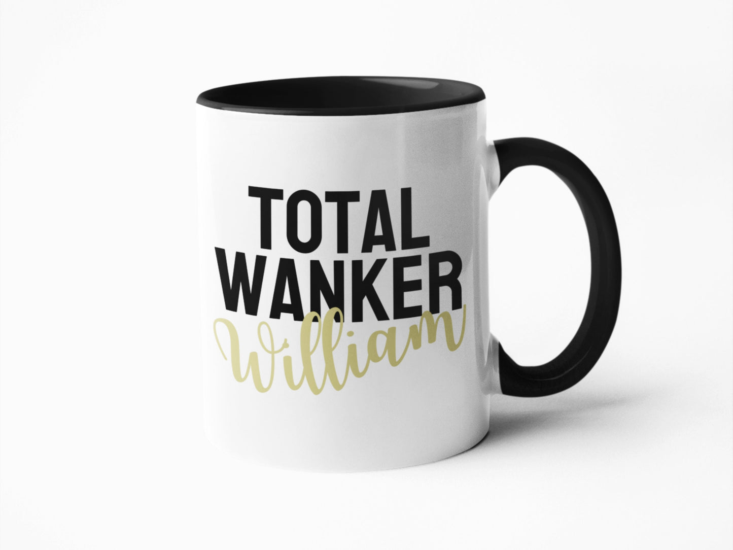 Total Wanker Mug, funny coffee mug, birthday for him gifts