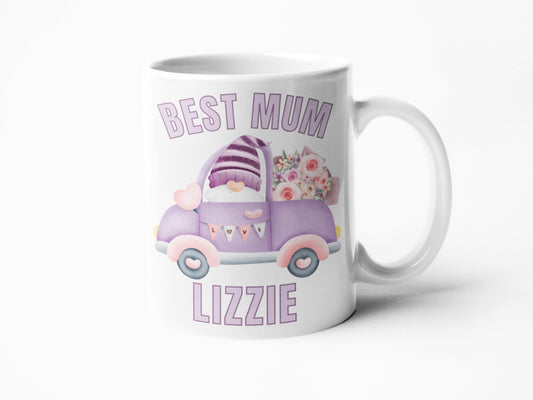 Best mum purple gnome theme coffee mug