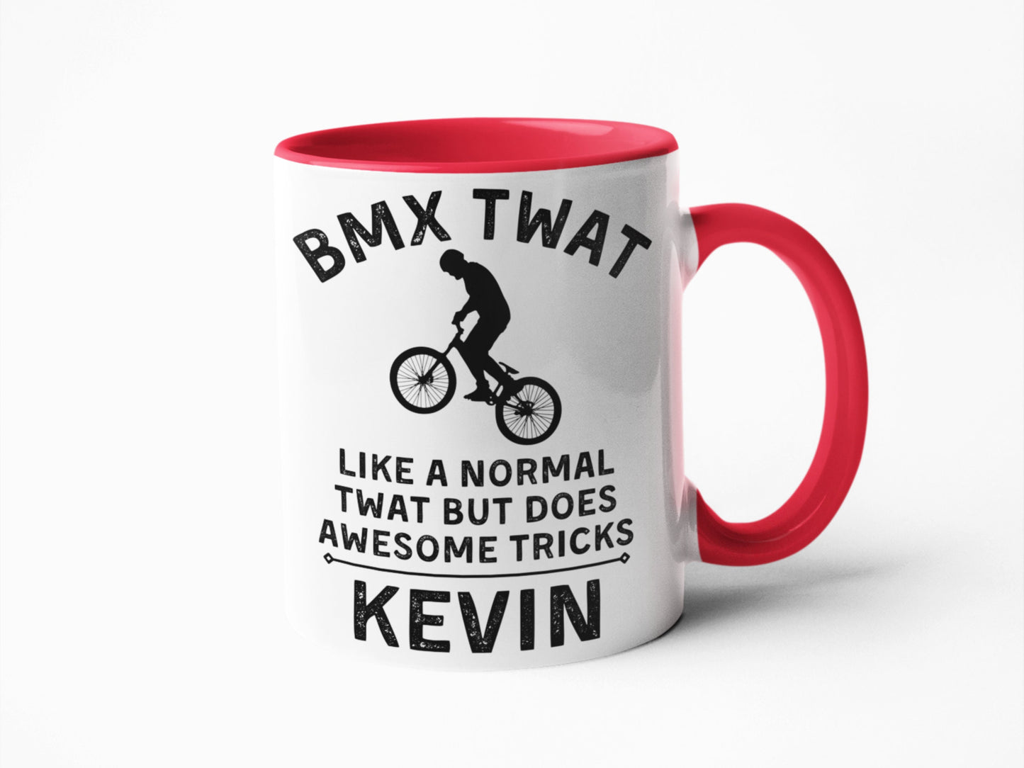 BMX Twat personalised mug gift for bmx biker in the UK