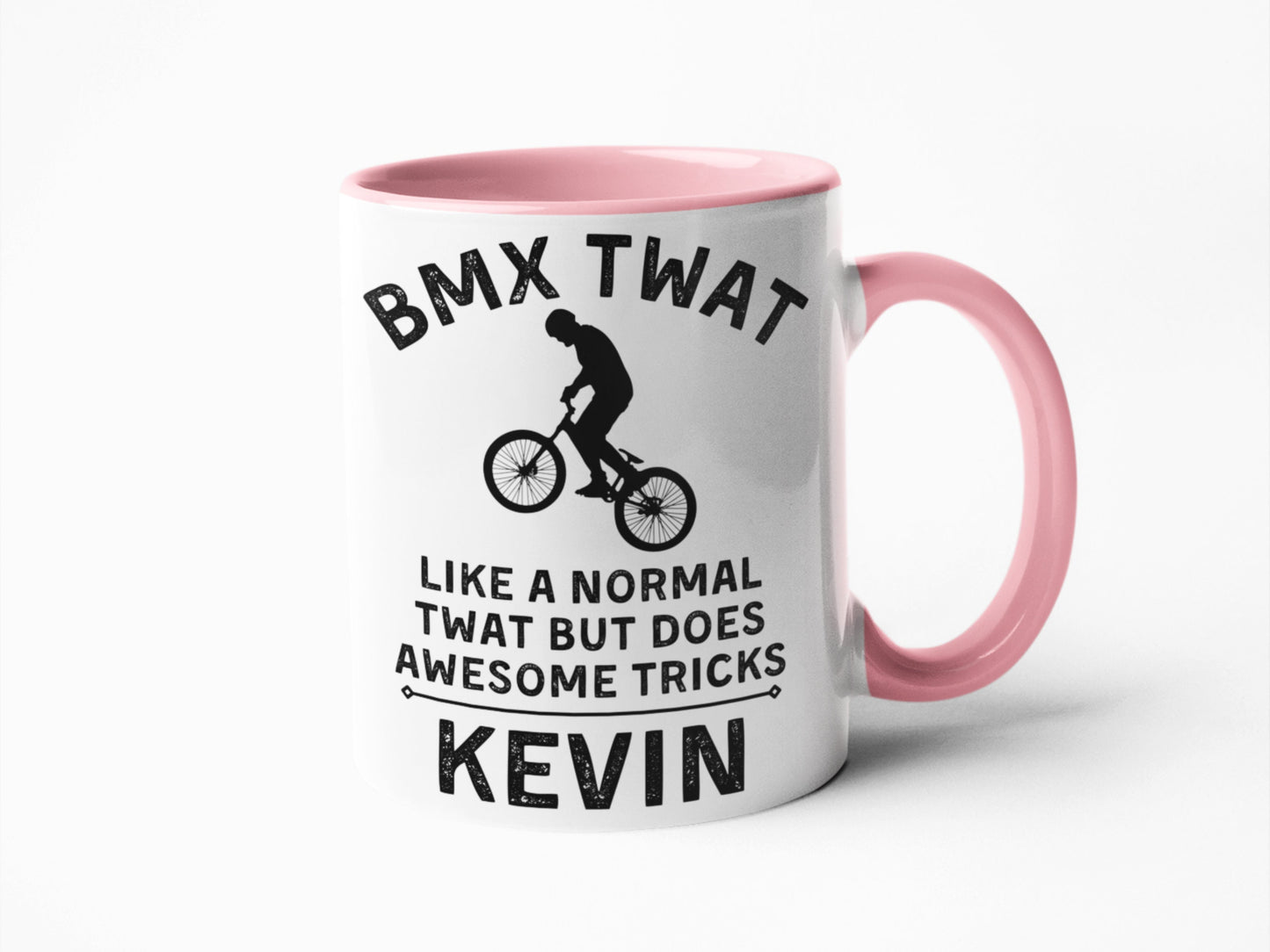 BMX Twat personalised mug gift for bmx biker in the UK