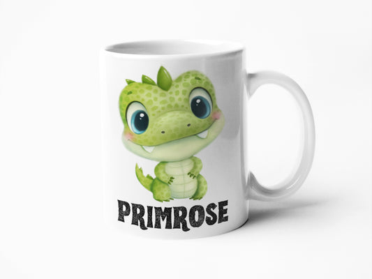 Cute Cartoon Dinosaur Personalised coffee mug
