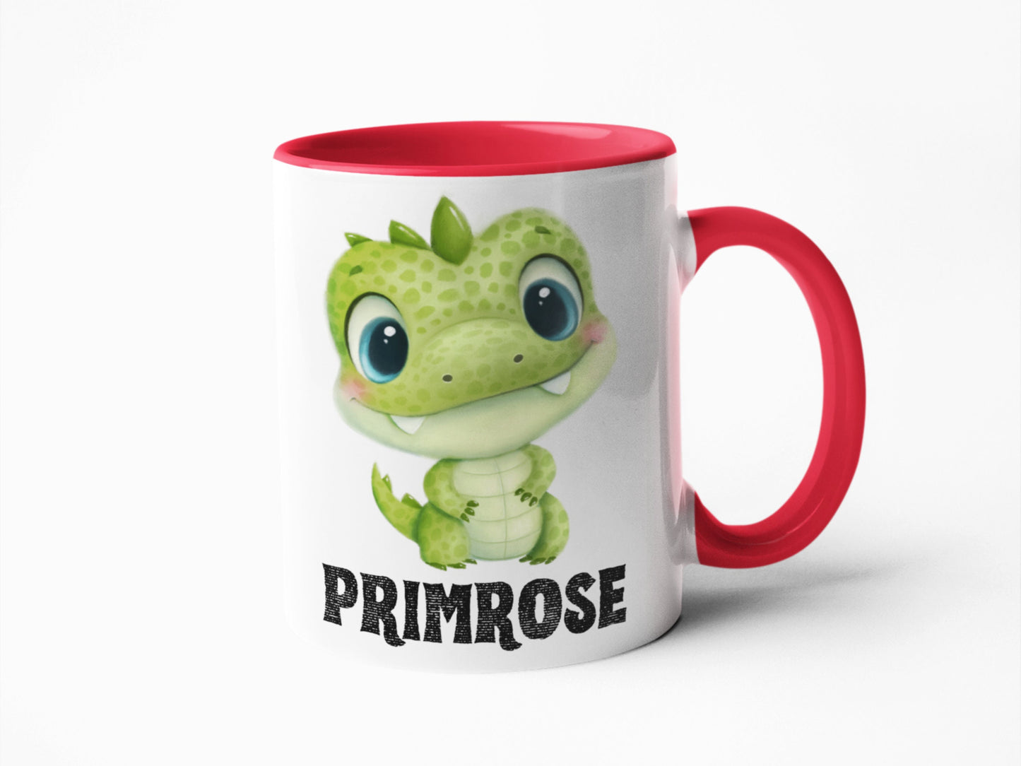 Cute Cartoon Dinosaur Personalised coffee mug