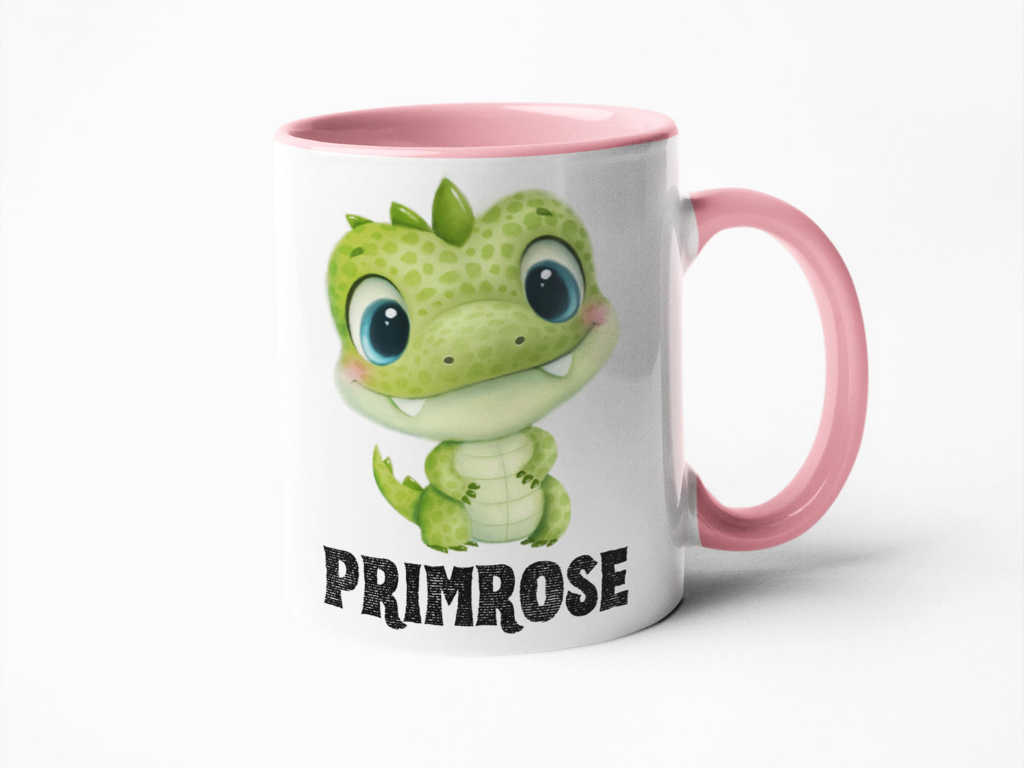 Cute Cartoon Dinosaur Personalised coffee mug