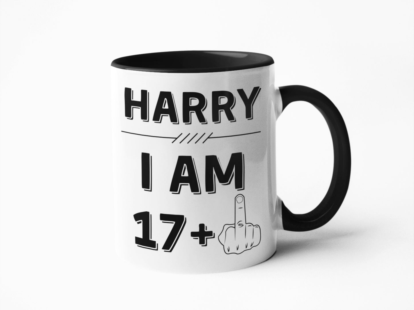 Mug with any name, 18th birthday mug, 18th birthday gift, daughter 18th gift, son 18th gift, brother 18th gift, sister 18th gift, big mugs