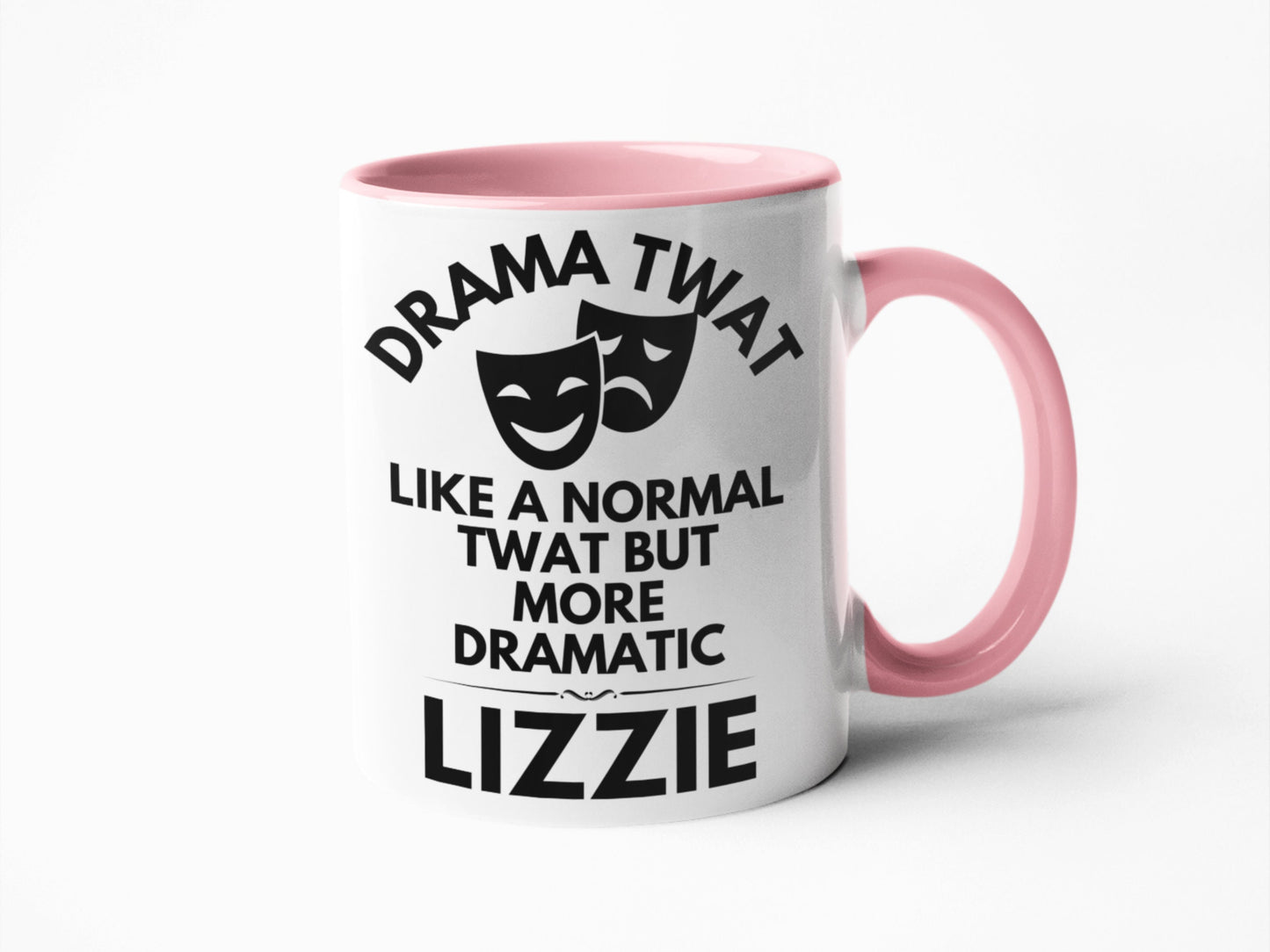 Drama Twat coffee mug theatre group mug