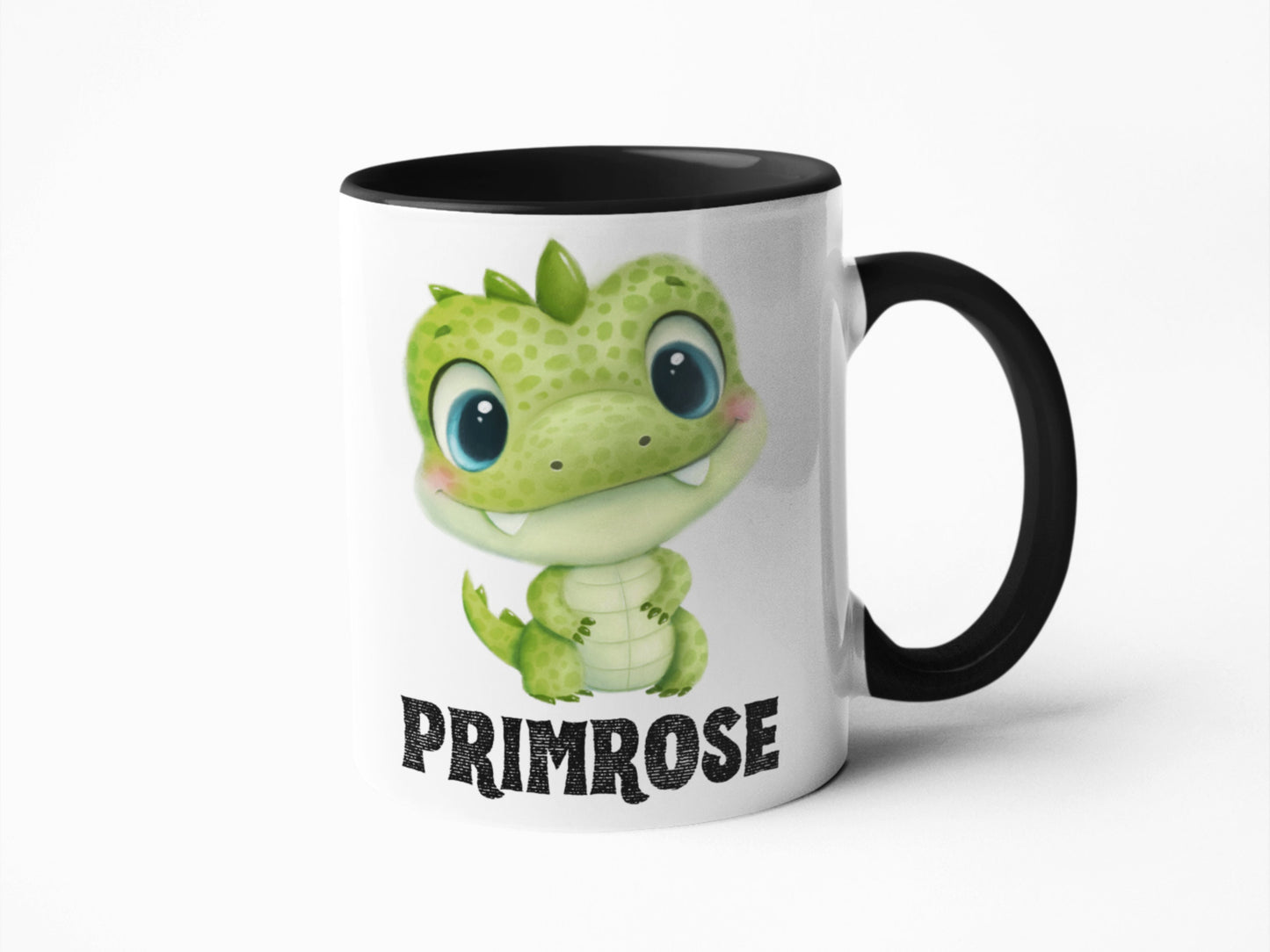 Cute Cartoon Dinosaur Personalised coffee mug