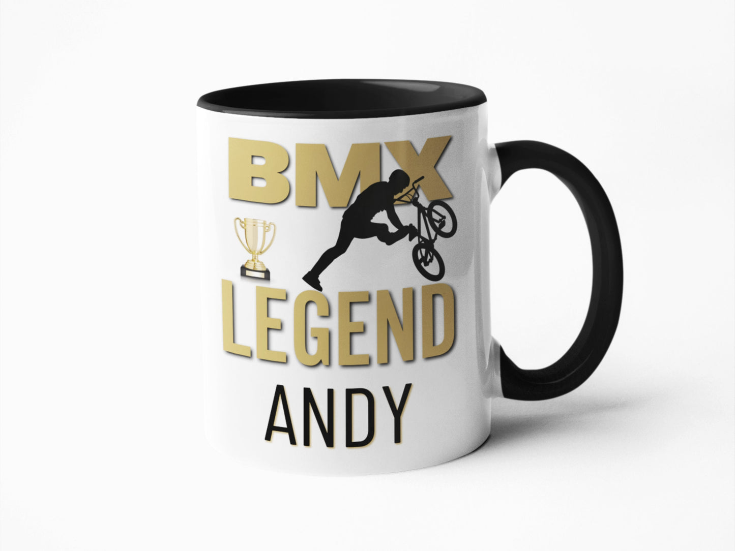 BMX legend personalised mug