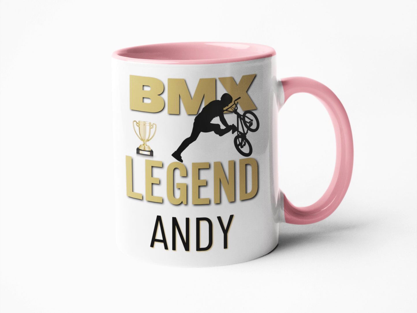 BMX legend personalised mug