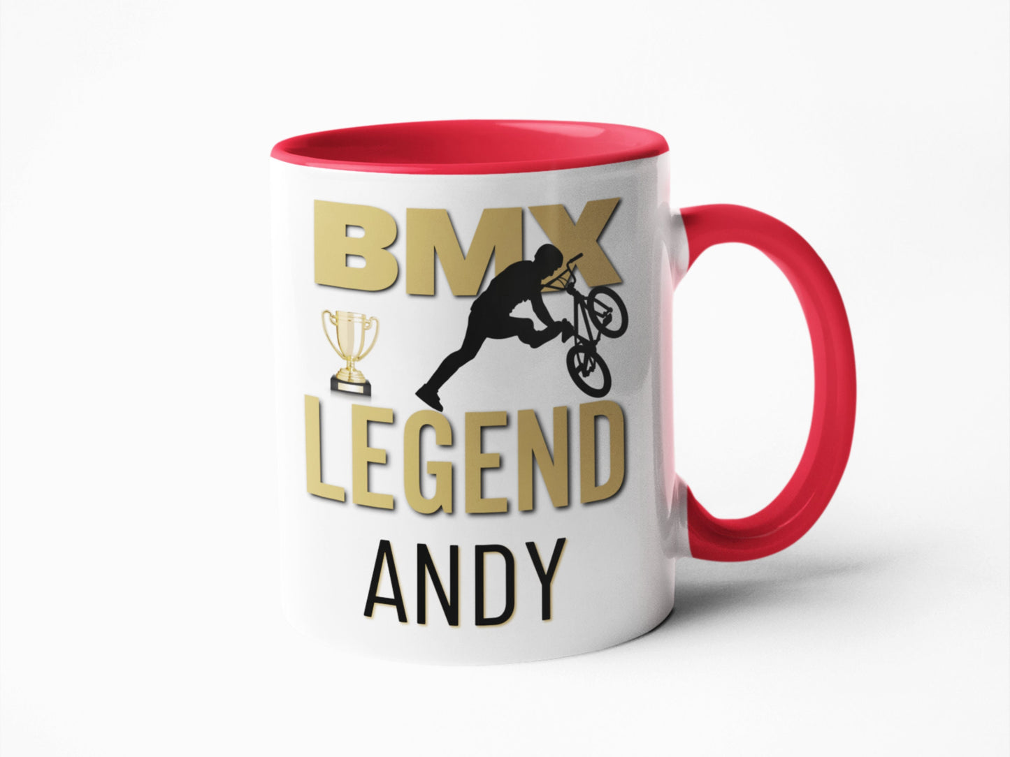 BMX legend personalised mug