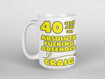 Swear Mug UK, Funny Mugs, 40th Birthday For Him, 50th Birthday mug, 30th Birthday mug, 60th Birthday, Joke Birthday Mug, Gifts for Men