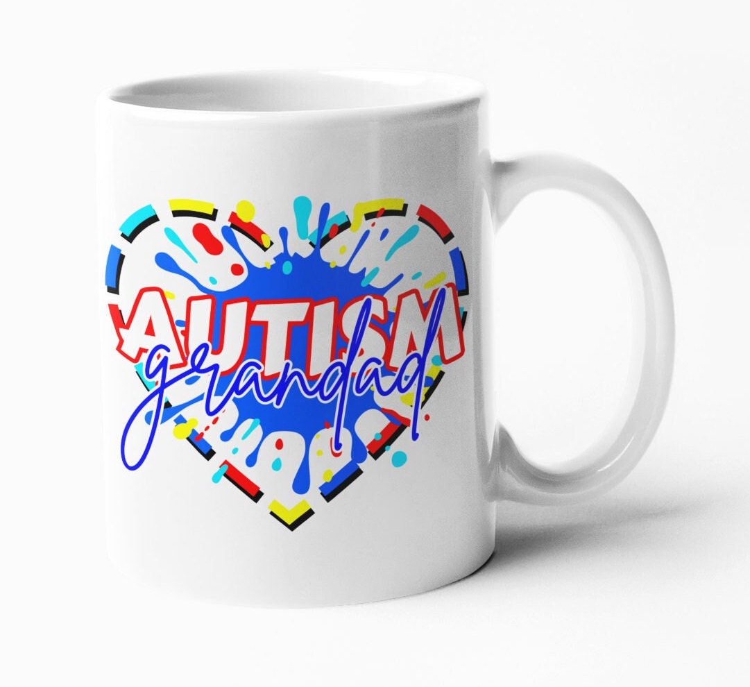 Autism Coffee Mug for mum, dad, nan, grandad or personalised