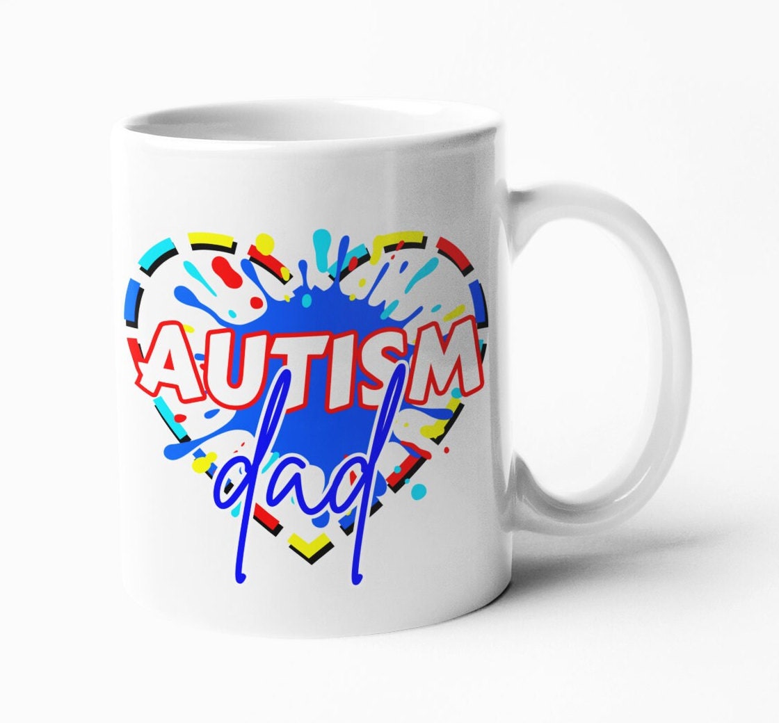 Autism Coffee Mug for mum, dad, nan, grandad or personalised