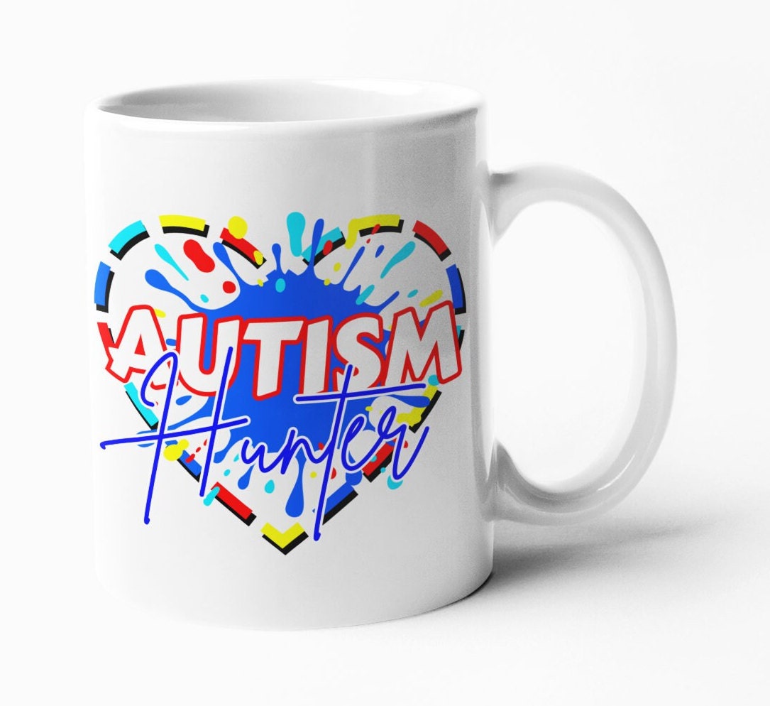 Autism Coffee Mug for mum, dad, nan, grandad or personalised