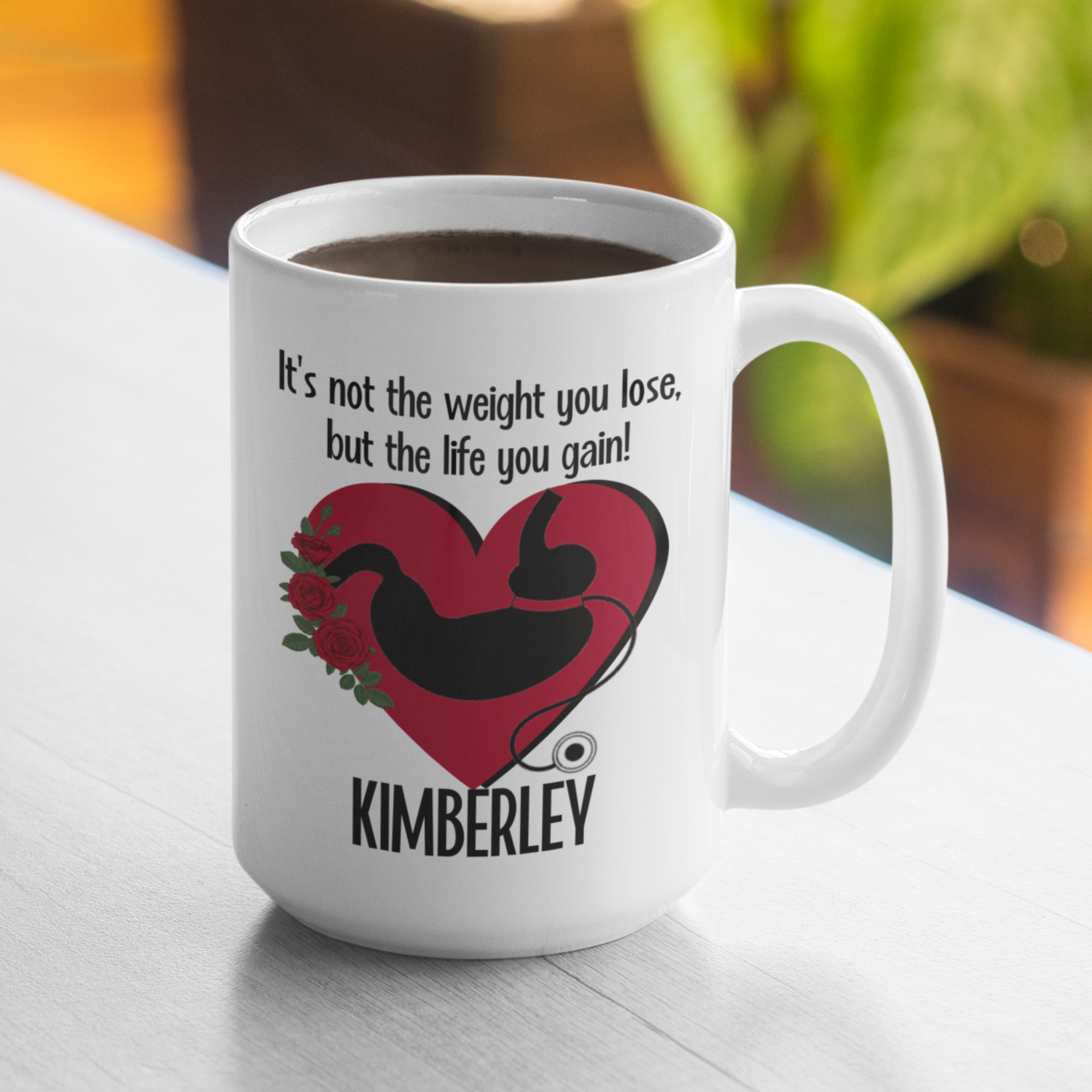 Gastric band sleeve bariatric ￼surgery mug gift