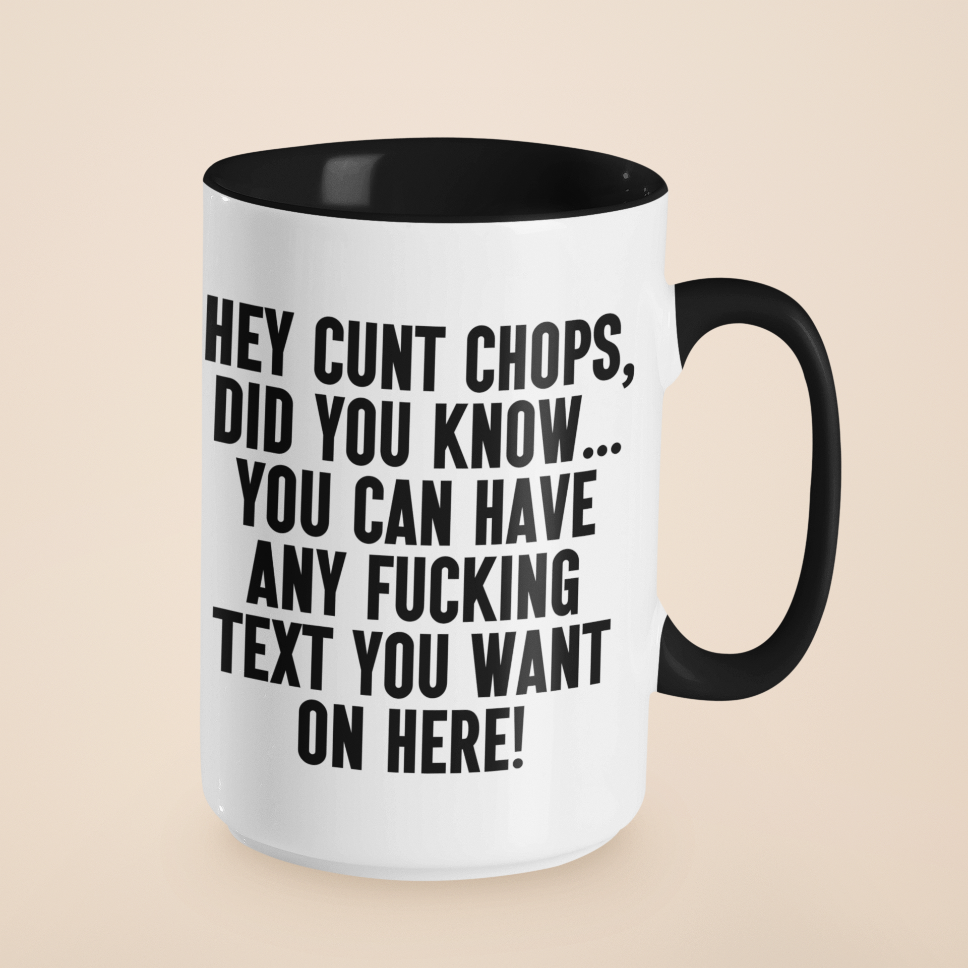 Custom made Mugs or Tumblers With Any Text or Photos