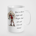 You're Like a Light Bulb: Bright, But You Get Screwed Easily! Cheeky Humour Mug | Naughty Gift for Friends | Saucy Coffee Cup | Funny Adult Banter