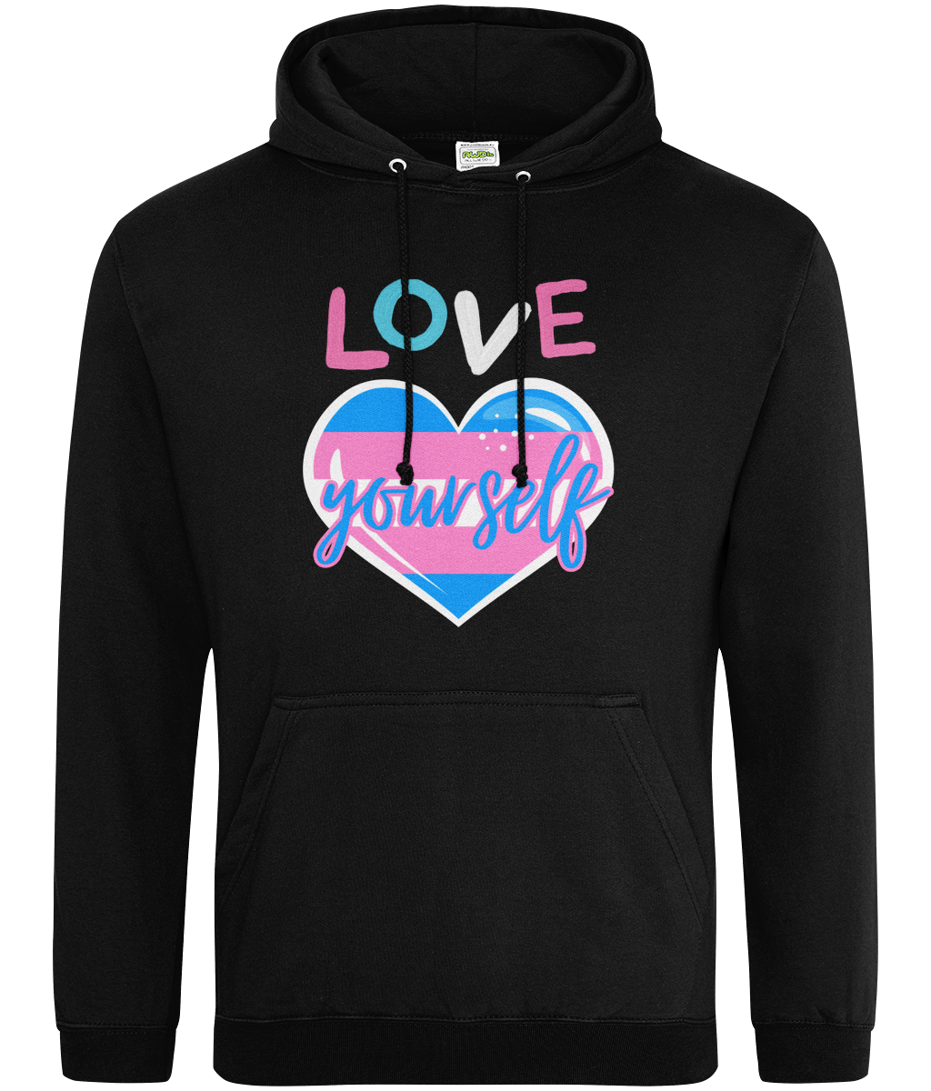 Love yourself Trans pride hoodie clothing