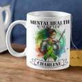 Mental Health Warrior Mug or Tumbler | Personalised Mental Health Awareness Gift | Perfect for Home, Office, or On-the-Go Heartfelt Christmas, Mother's Day, Birthday Gift for Mum, Daughter, Sister, Nan, Auntie & Friends