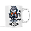 Gaming Wolf Mug or Tumbler – Wolf Gamer XP Design – Perfect for Gamers, Birthdays, Milestone Celebrations & More
