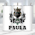 Regal Penguin Crowned Drinkware: Personalized 11oz/15oz Mugs, 20oz Insulated Tumblers, Elegant Coasters - Timeless Gifts for Animal Lovers