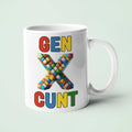GEN X CUNT Mug - Funny Mug, Sarcastic Humour, Gen X Gift, Novelty Coffee Mug, Personalised Mug