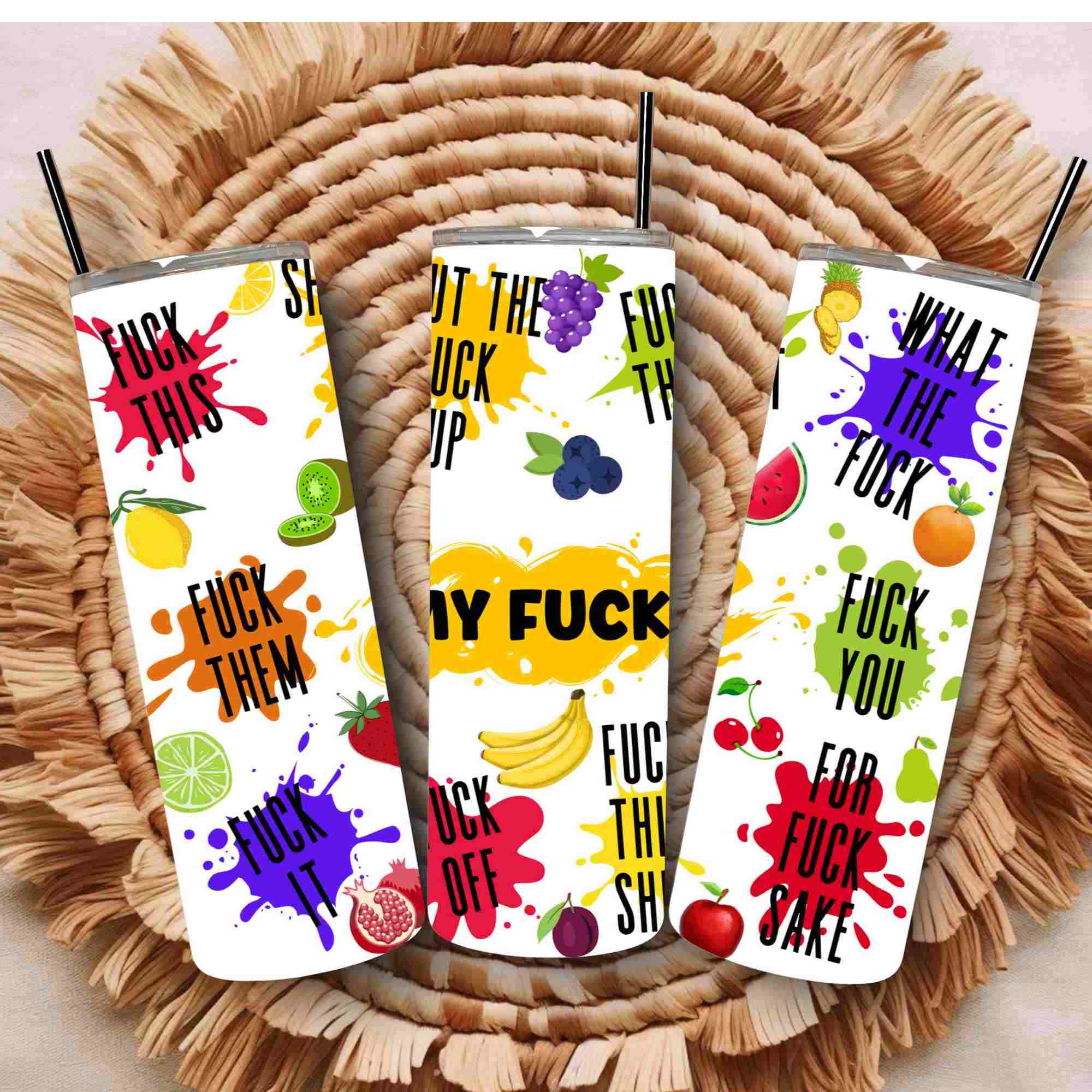 My fucks funny tumbler thermal insulated travel mug
