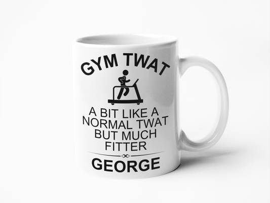 Gym twat coffee mug
