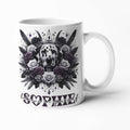 Dalmatian Dog Mug & Tumbler | 'Believe in Yourself' Inspirational Quote | Custom Name Drinkware, 11oz/15oz Mugs, Coasters