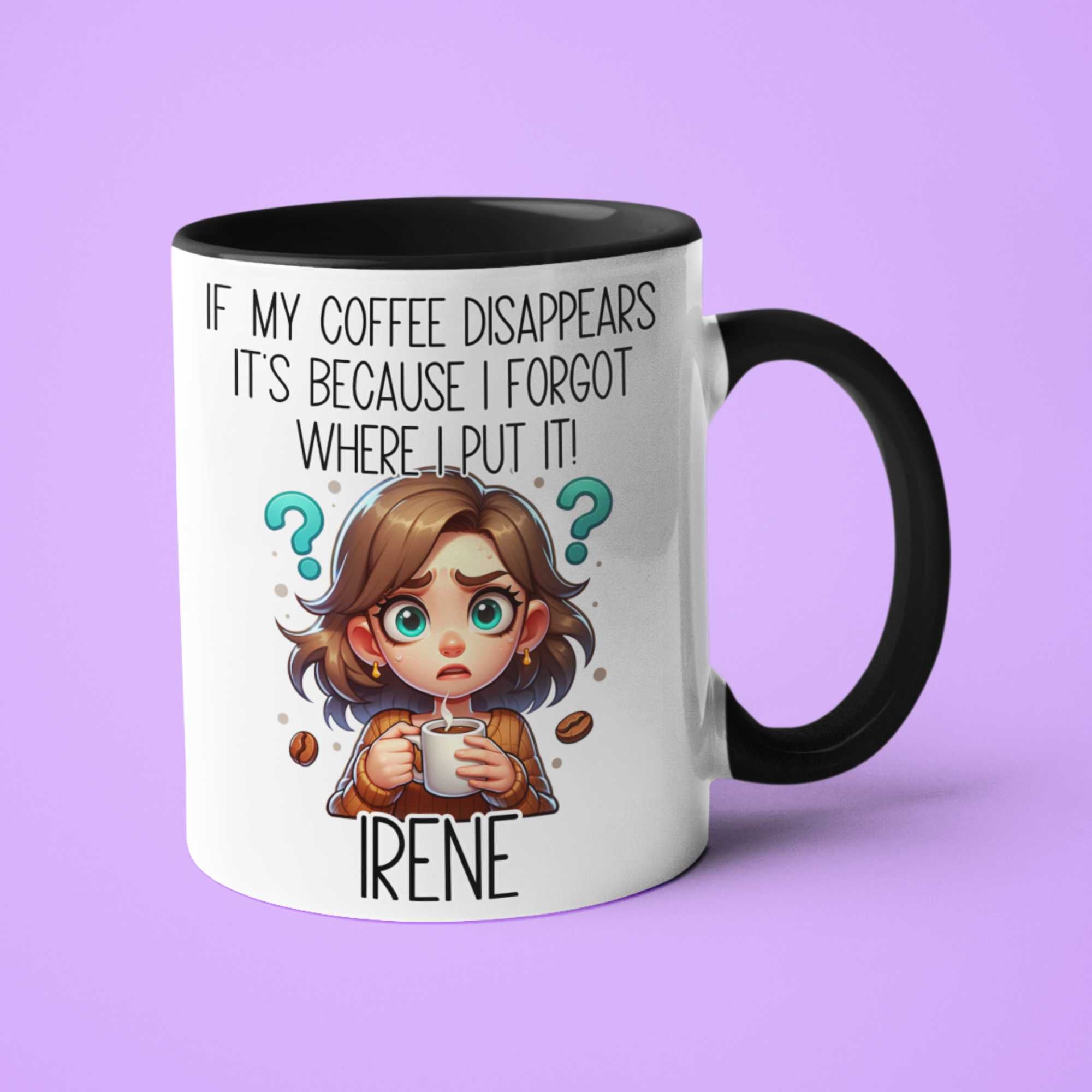 If My Coffee Disappears Personalised Mug – Memory Mug, Funny Birthday Gift, Personalised Christmas Present