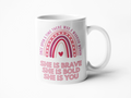 Warrior woman coffee mug