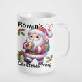 Personalised Santa Boba Tea Christmas Mug | Custom Name Christmas Gift | Fun Festive Mug for Teens & Young Adults | Christmas Stocking Filler
