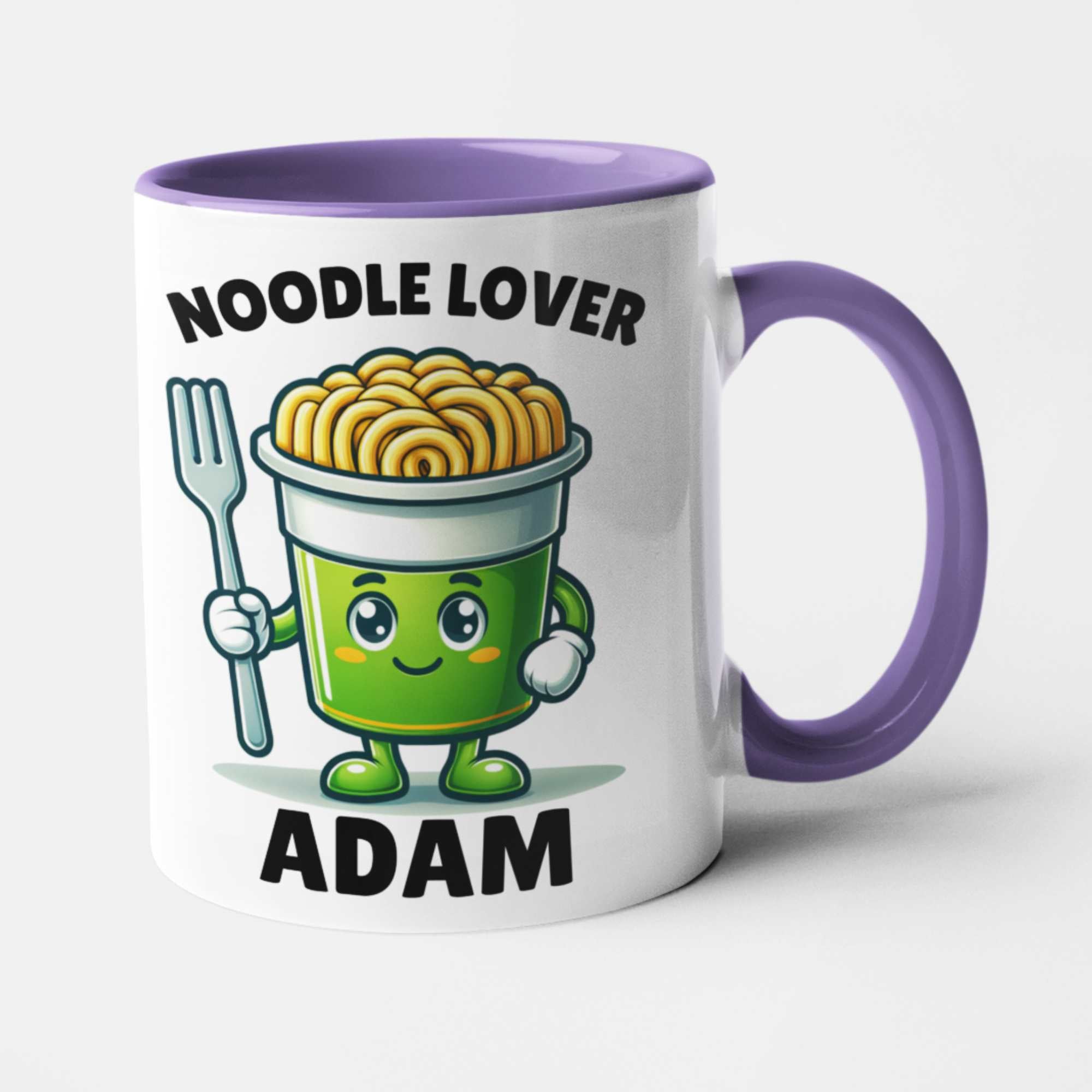 Noodle lover personalised coffee mug