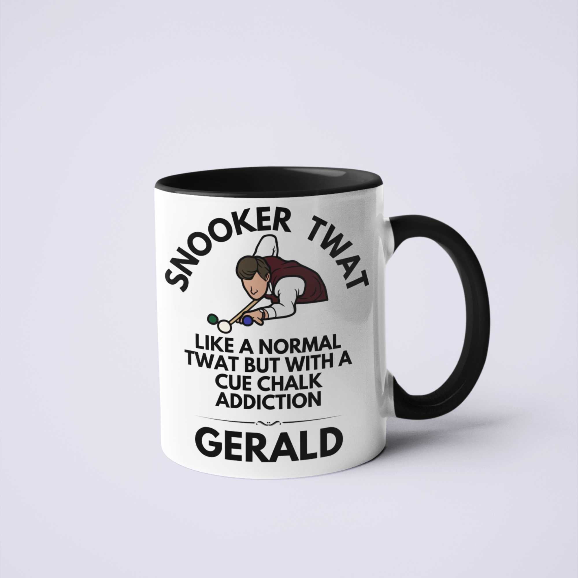 Snooker Twat Personalised Rude Funny Coffee Mug Gift for snooker players