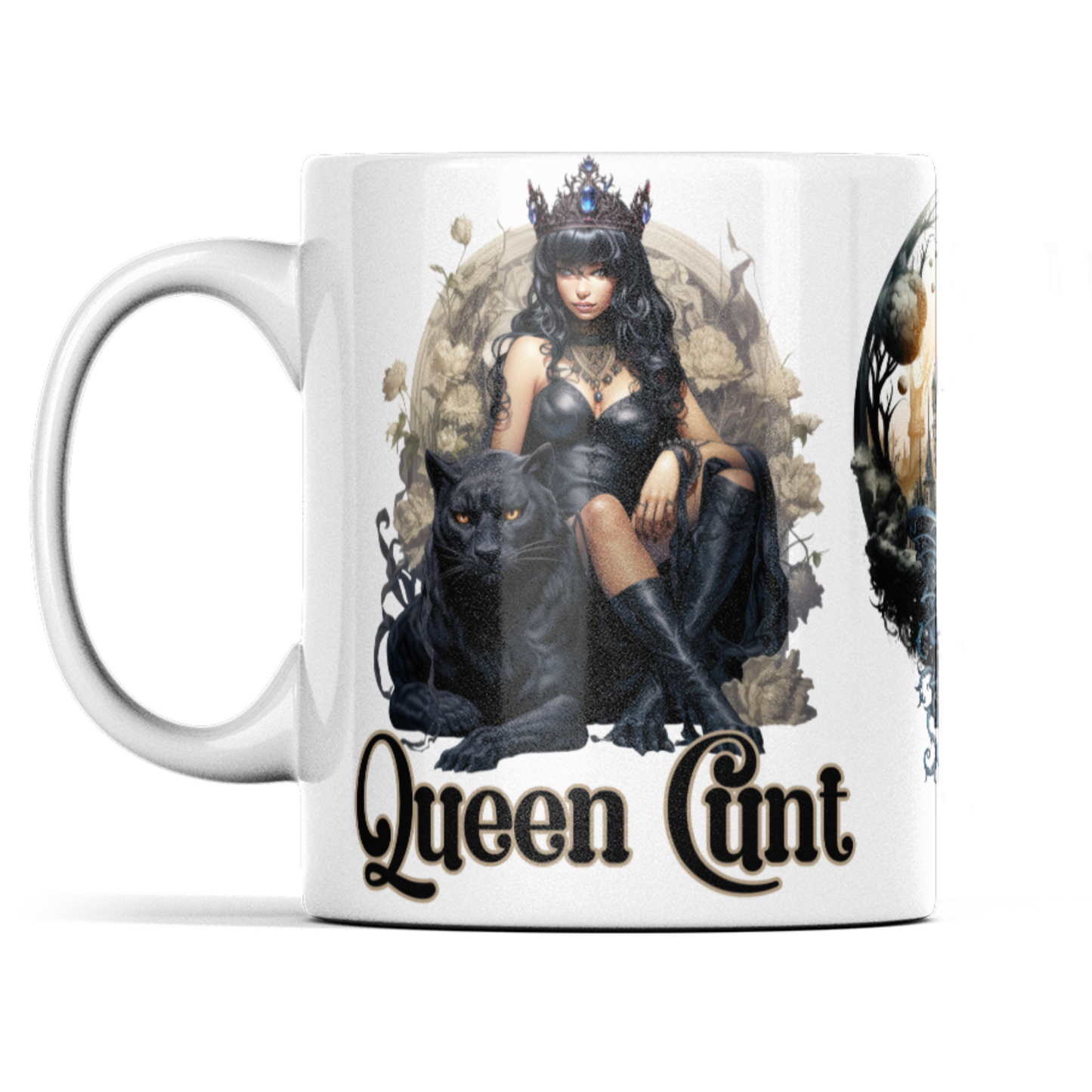 Queen Cunt gothic coffee mug