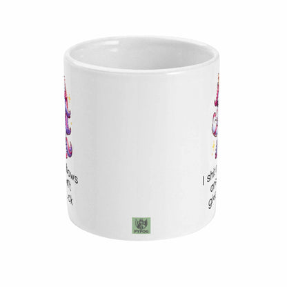 I Shit Rainbows and Don’t Give a Fuck Unicorn Mug - Funny, Rude Coffee Mug, Quirky Gift for Unicorn Lovers, Hilarious Gag Mug