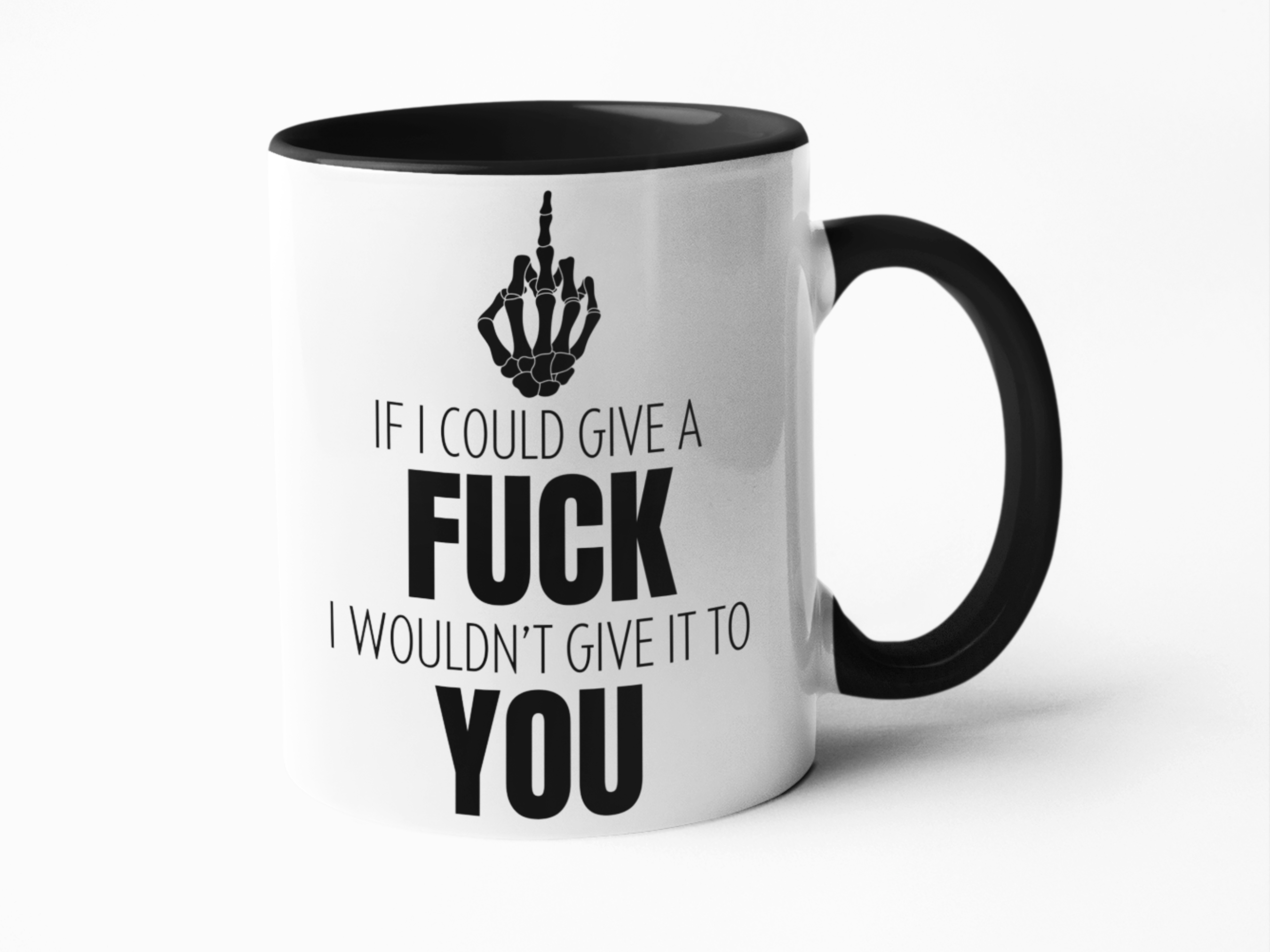 If I could give a fuck funny coffee mug