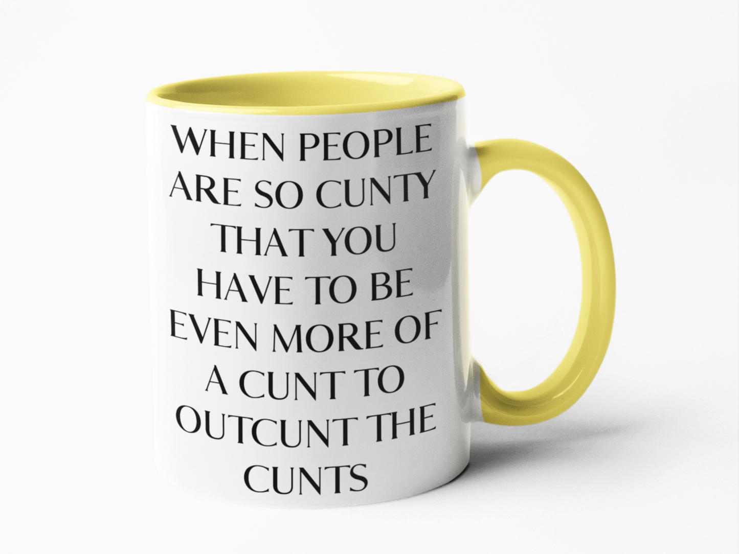 Cunty people funny coffee mug