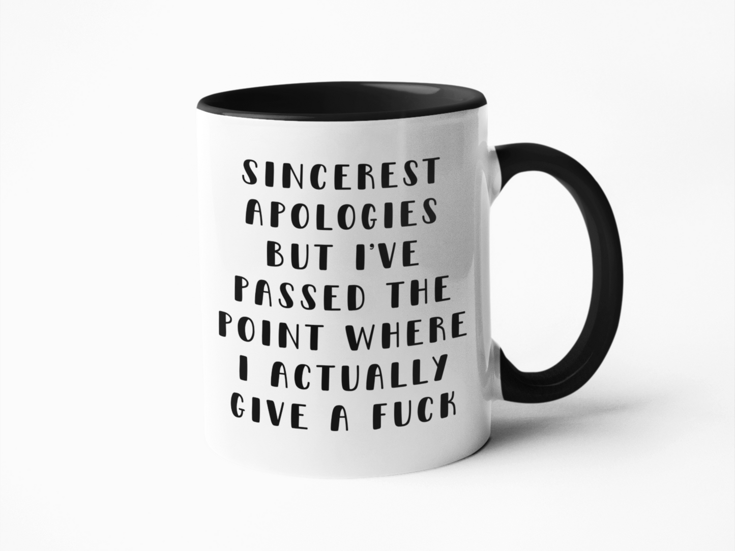 Passed the point where I give a fuck coffee mug
