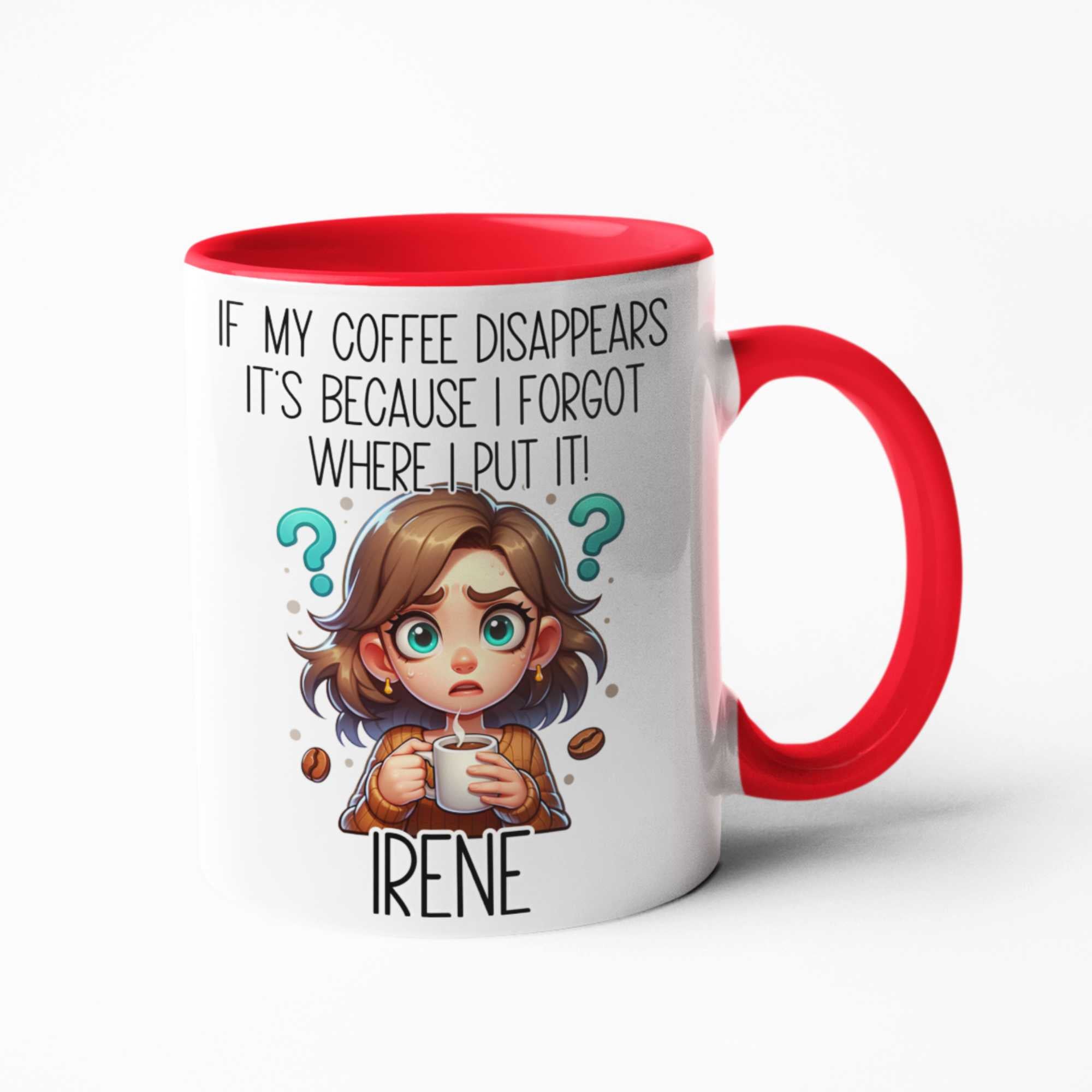 If My Coffee Disappears Personalised Mug – Memory Mug, Funny Birthday Gift, Personalised Christmas Present