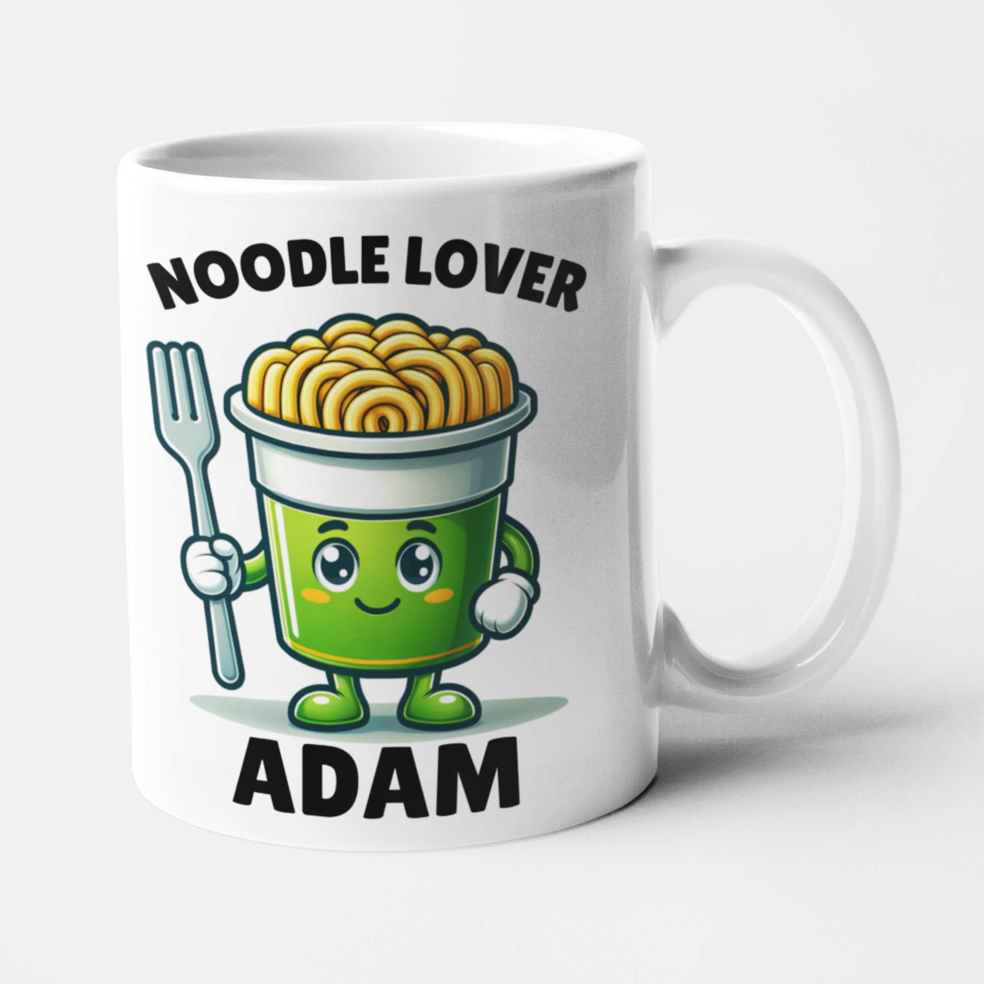 Noodle lover personalised coffee mug