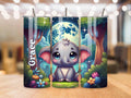 Baby Elephant Tumbler - Personalised, Cute, and Perfect for Hot & Cold Drinks