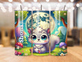Personalised Baby Squirrel Tumbler | 20oz Stainless Steel | Custom Name | Adorable Woodland Animal Design | Kids & Adults | Keeps Drinks Hot & Cold