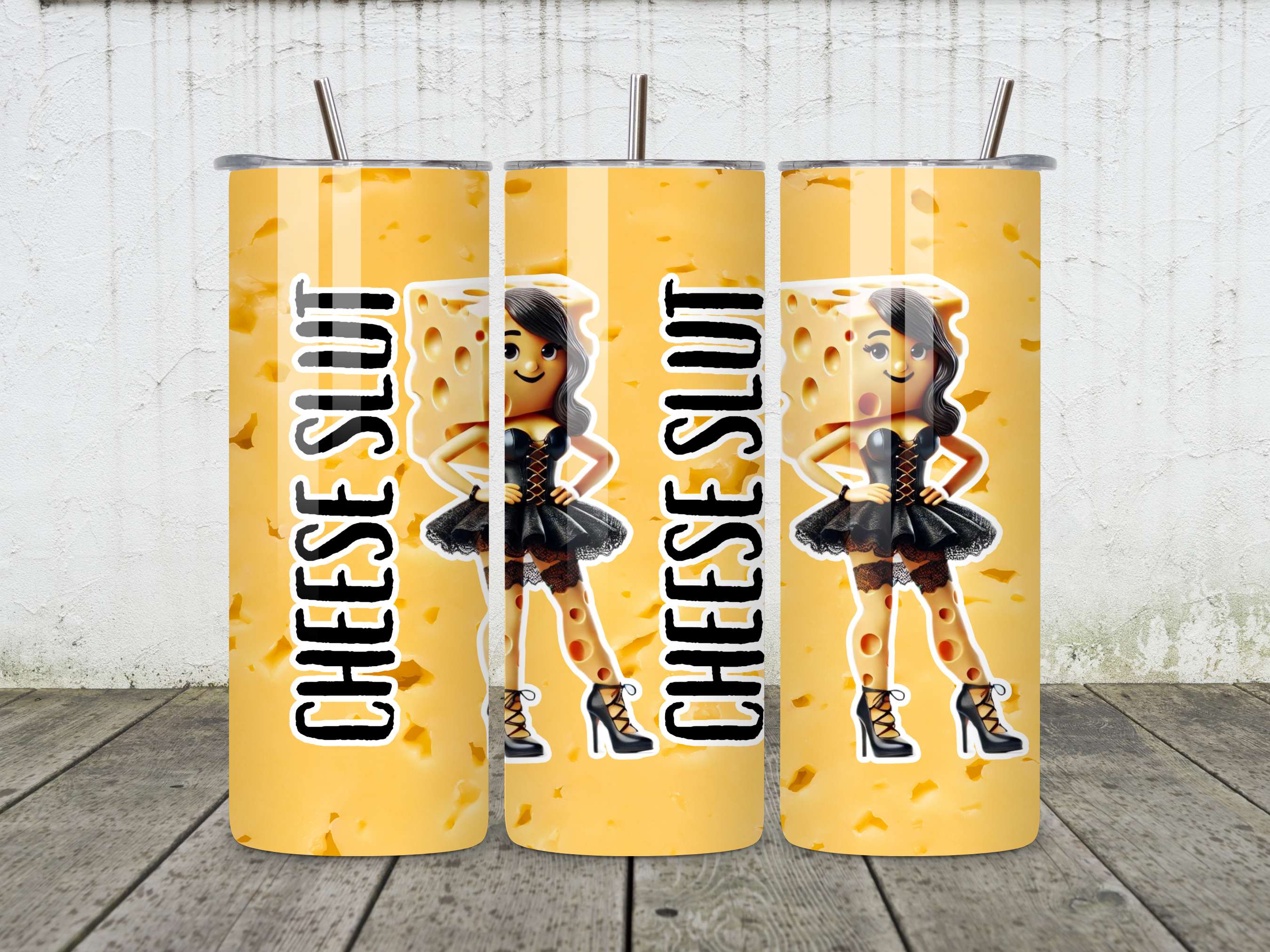 Cheese Slut Tumbler | Funny Cheese Gift | BDSM Travel Mug | Rude Foodie Cup | Insulated Tumbler | Naughty Drinkware | Cheese Lover Gift