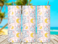 Cute Baby Elephant & Moon 20oz Insulated Stainless Steel Tumbler – Perfect Travel Cup for Hot & Cold Drinks