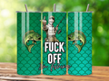 Fuck Off I'm Fishing Tumbler - 20oz Stainless Steel, Funny Angler Gift, Insulated Drinkware for Angling Enthusiasts