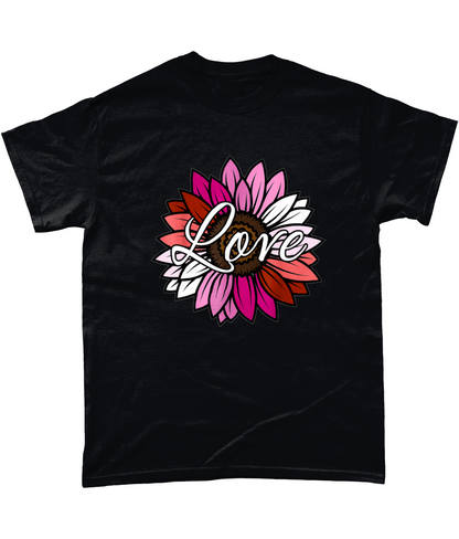 Love sunflower lesbian gay LGBTQIA T-Shirt