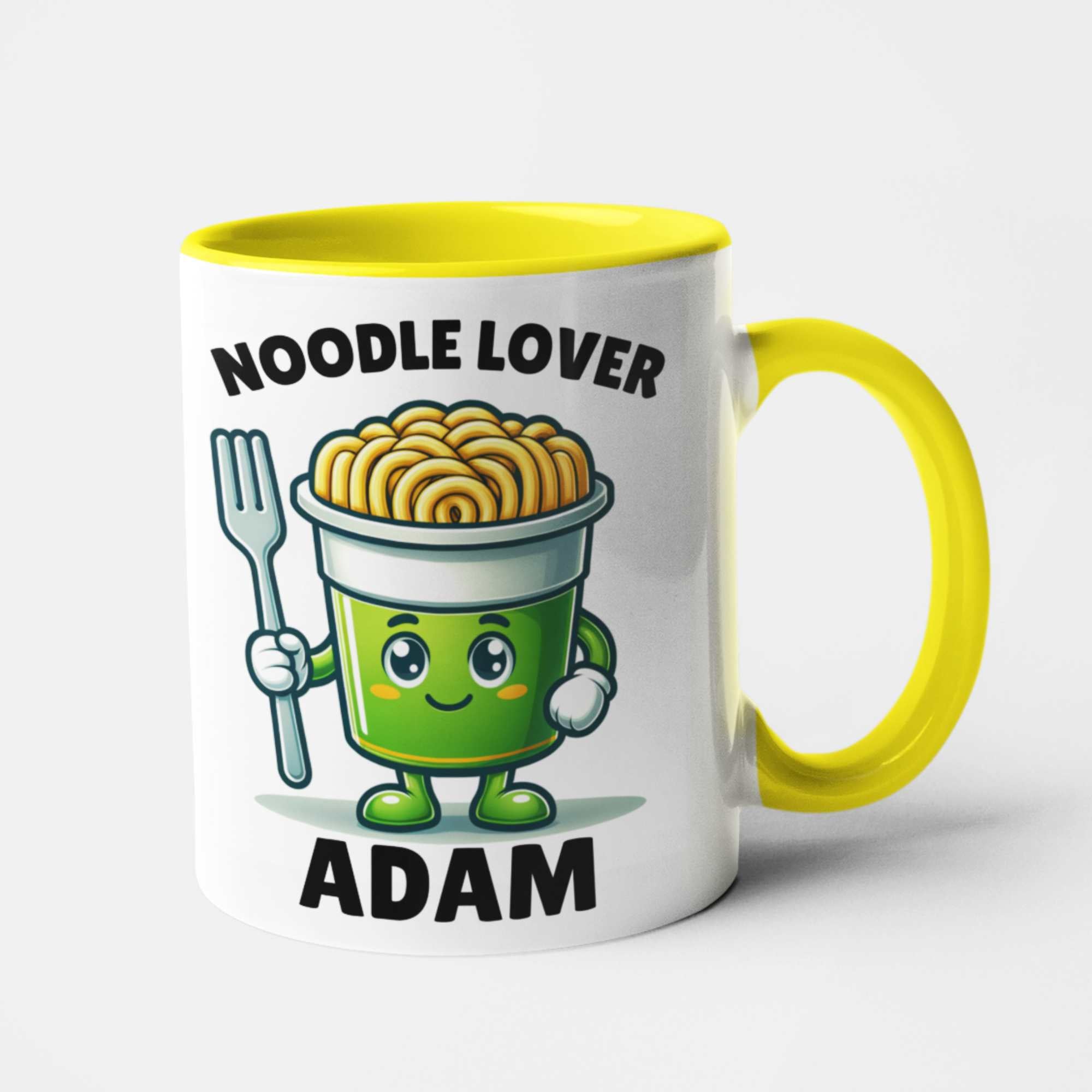 Noodle lover personalised coffee mug