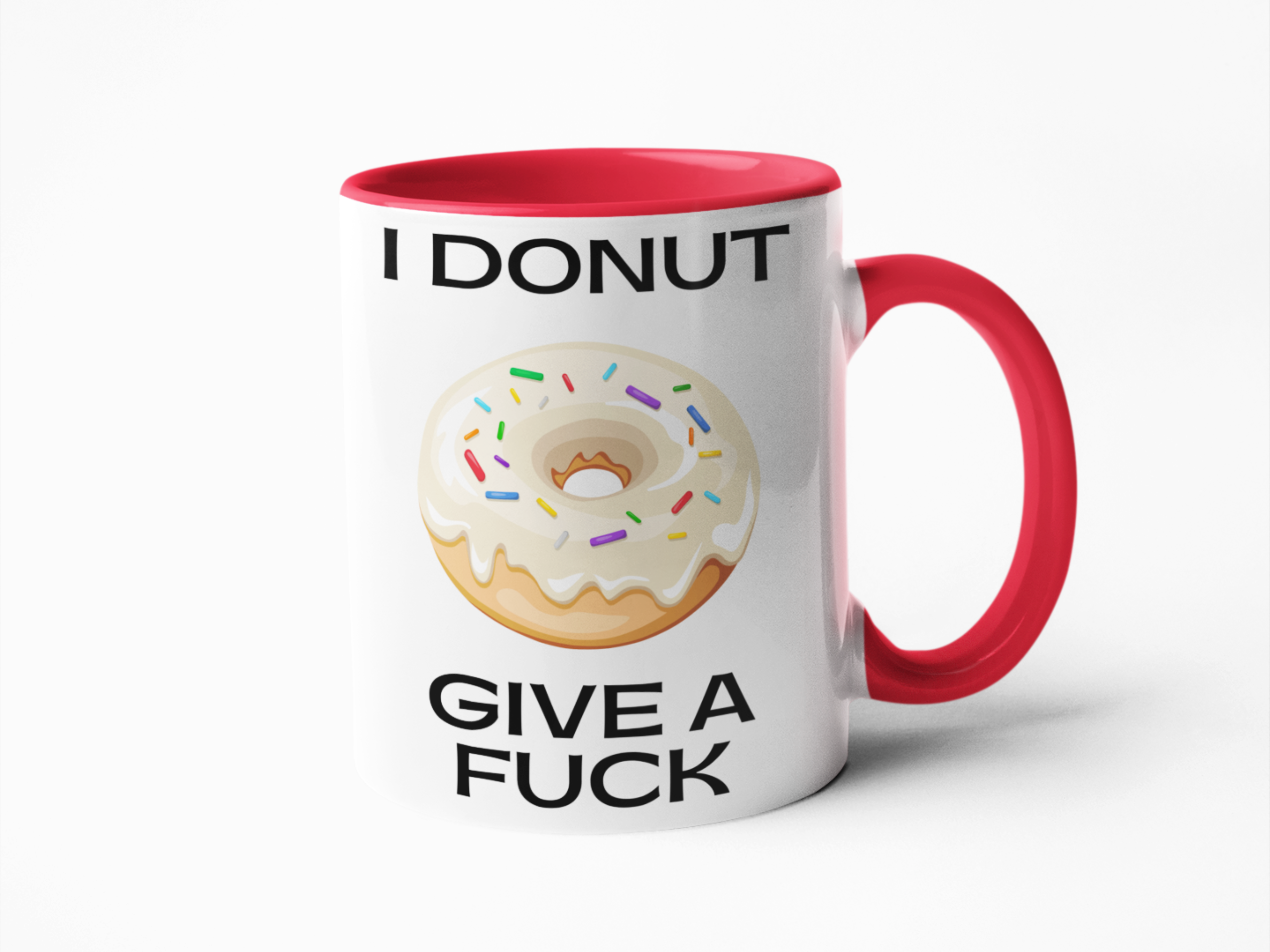 I donut give a fuck funny coffee mug